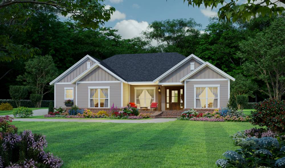 many house plans for simple living have cottage style like this